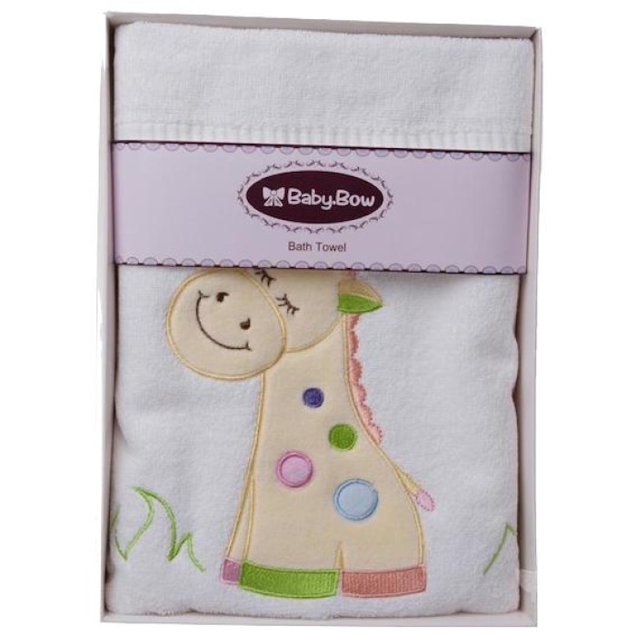Velour Giraffe Bath Towel